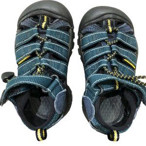 Keen little kids Hiking Newport H2 water Sandals Shoes Size US 8.5 blue
